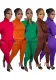 Women Winter Casual Zipper Sports Top and Pant Two Piece Set