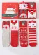 Christmas Cartoon Santa Middle Socks