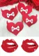 Women Christmas Sexy Breast Stickers