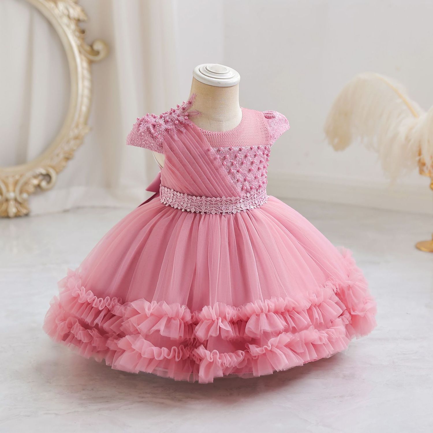 Girls' Puffy Princess Tulle Dress