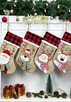 Women Christmas Tree Ornaments Snowman Socks