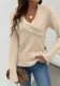 Women's Turndowqn collar button sweater