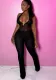 Fashionable women's hollow lace See-Through Jumpsuit