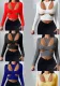 Women long-sleeved Tank Top T-shirt two-piece set