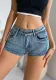 Plus Size Women sexy Denim Shorts
