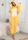 Women cartoon milk dragon zipper hooded home clothes flannel cartoon romper