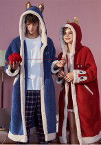 Christmas Women bathrobe home clothes