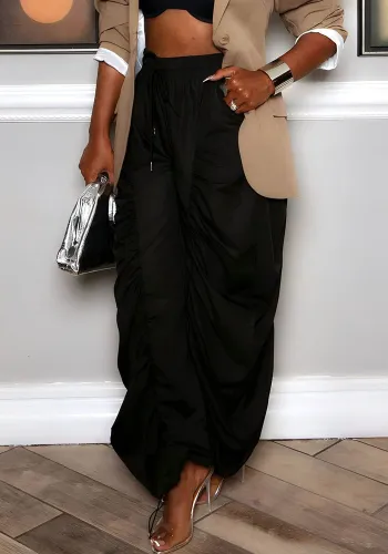 Fashionable Women's Casual Fashion Pleated Loose Pants
