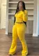 Autumn And Winter Women's Zipper Hooded Sweater Knitting Pants Fashion Casual Sports Two Piece Set