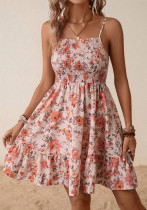 Women Print Strap Dress