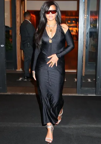 Autumn Solid Color V-Neck Halter Neck Slim Long Sleeve Sexy High Waist Dress
