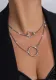 Women punk hip-hop style chain necklace