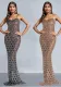 Women sexy suspenders Beaded Bodycon Dress