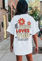 Women Letter print T-shirt