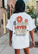 Women Letter print T-shirt