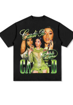Women Street American Printed T-shirt
