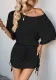 Women Summer Casual Off Shoulder Bodycon Dress