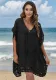 Women's Handhook Patchwork Loose Beach Cover Up
