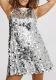 Women Formal Party Sequin Embroidery Off-shoulder Bodycon Dress