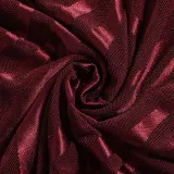 Autumn Women Low Back Slit Lace-Up Jacquard Strap Dress