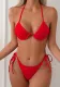 Women sexy solid bikini swimsuit