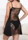 Sexy Strap Sexy Lacemesh See-Through Nightdress