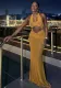 Women Sexy Halter Neck Flower Sleeveless Dress