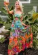 Women Holidays Beach Print One-Piece Swimsuit Two Piece