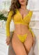 Plus Size Women lace See-Through bikini Two Piece