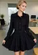 Elegant spring single-breasted shirt ruffled short skirt two-piece suit