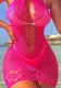 Female Sexy Hollow Temptation Net Mesh Bodycon Dress