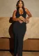 Women's Solid Color Hollow Trendy Sleeveless Chic Casual Long Dress