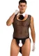 Valentine's Day Men's Sexy Uniform Temptation See-Through Clothes Role Play Sexy Male Servant Uniform
