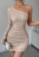 Women Sexy Elegant Off-shoulder Sequin Dress