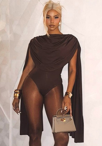 Women Basic long sleeve sexy jumpsuit