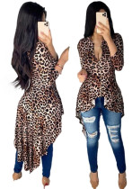 Women leopard print dress