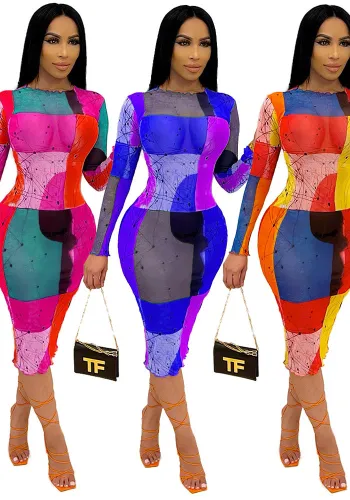 Women Summer Printed Dress