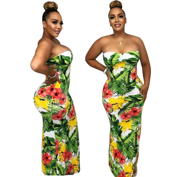 Women Bodycon Maxi Dress
