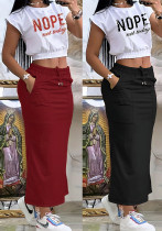 Women Printed Top and Skirt 2-Piece Set