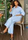 Women African shirt long pants two-piece set