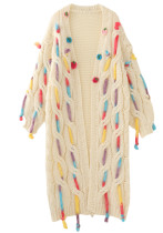 Female Oversize Knitting Cardigan Jacket