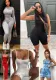 Spring Women's Sexy Street Fashion Trendy Slim Dress
