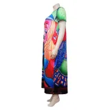 Plus Size Women Sleeveless Printed Maxi Dress