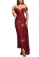 Women sexy sequin Off Shoulder Solid sleeveless dress