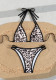 Print Sexy Bikini Two Pieces Swimsuit