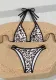 Print Sexy Bikini Two Pieces Swimsuit