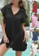 Women's Sexy Ruffled Shirt Dress Beach Cover-Up