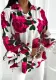 Women Rose Long-sleeved Shirt