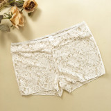 Lace Square Leg Shorts Three-Piece Fashion Lace-Up Bikini
