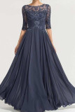 Women Lace Long Formal Evening Dress Prom Party Dress（Processing time need 3-6 days）